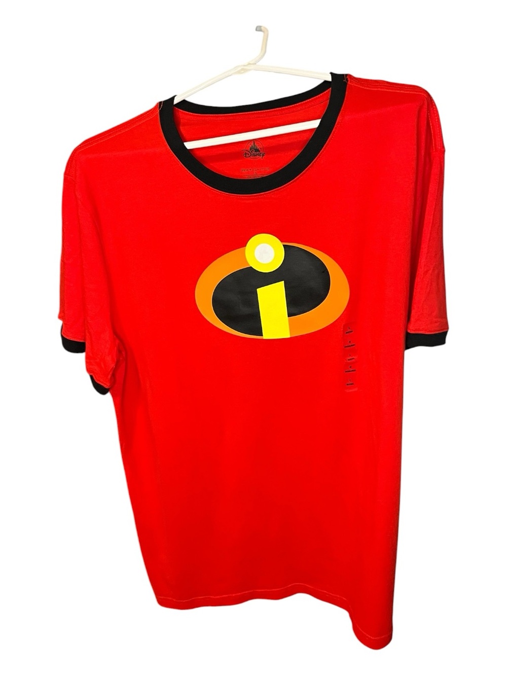 Disney’s Incredibles Tee, Red with Black Trim